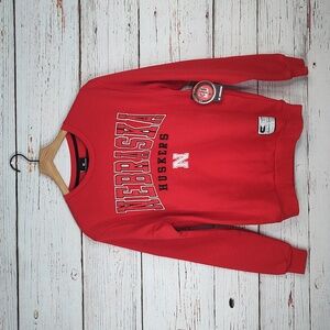 Colosseum Nebraska CornHuskers Scholarship Fleece 30th Anniversary Sweater
